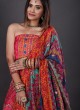Pink Color Lehenga Choli In Silk Fabric With Printed Dupatta